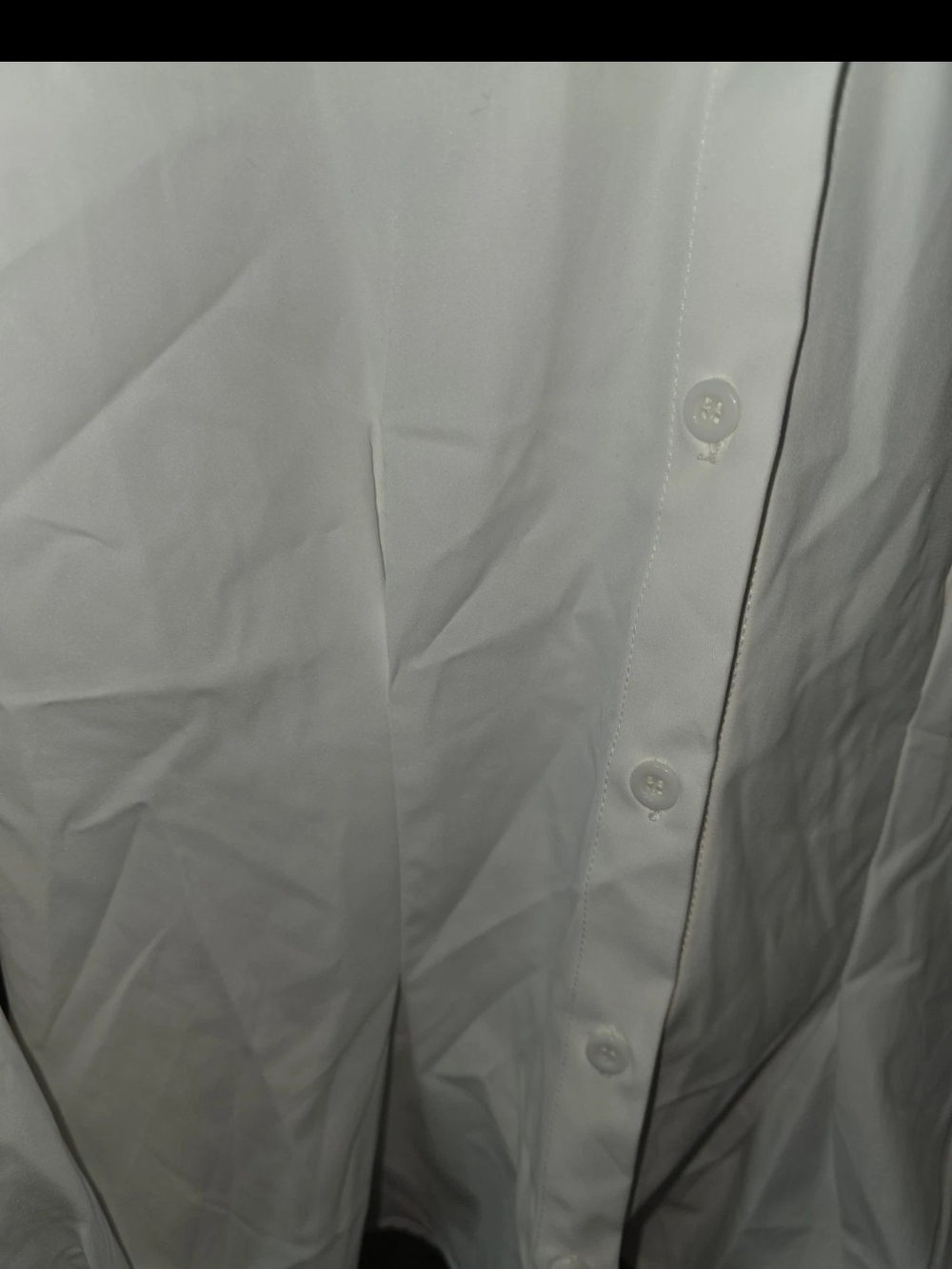 HALARA White Long-Sleeve Button-Up Dress Shirt - Picture 2 of 5